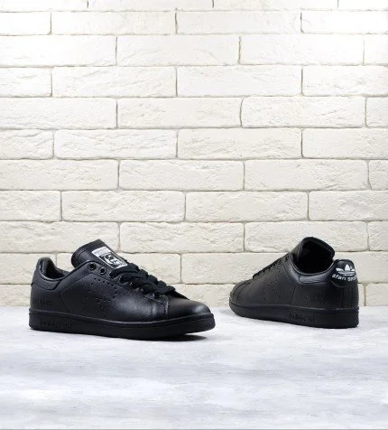 Stan smith sale raf simons black