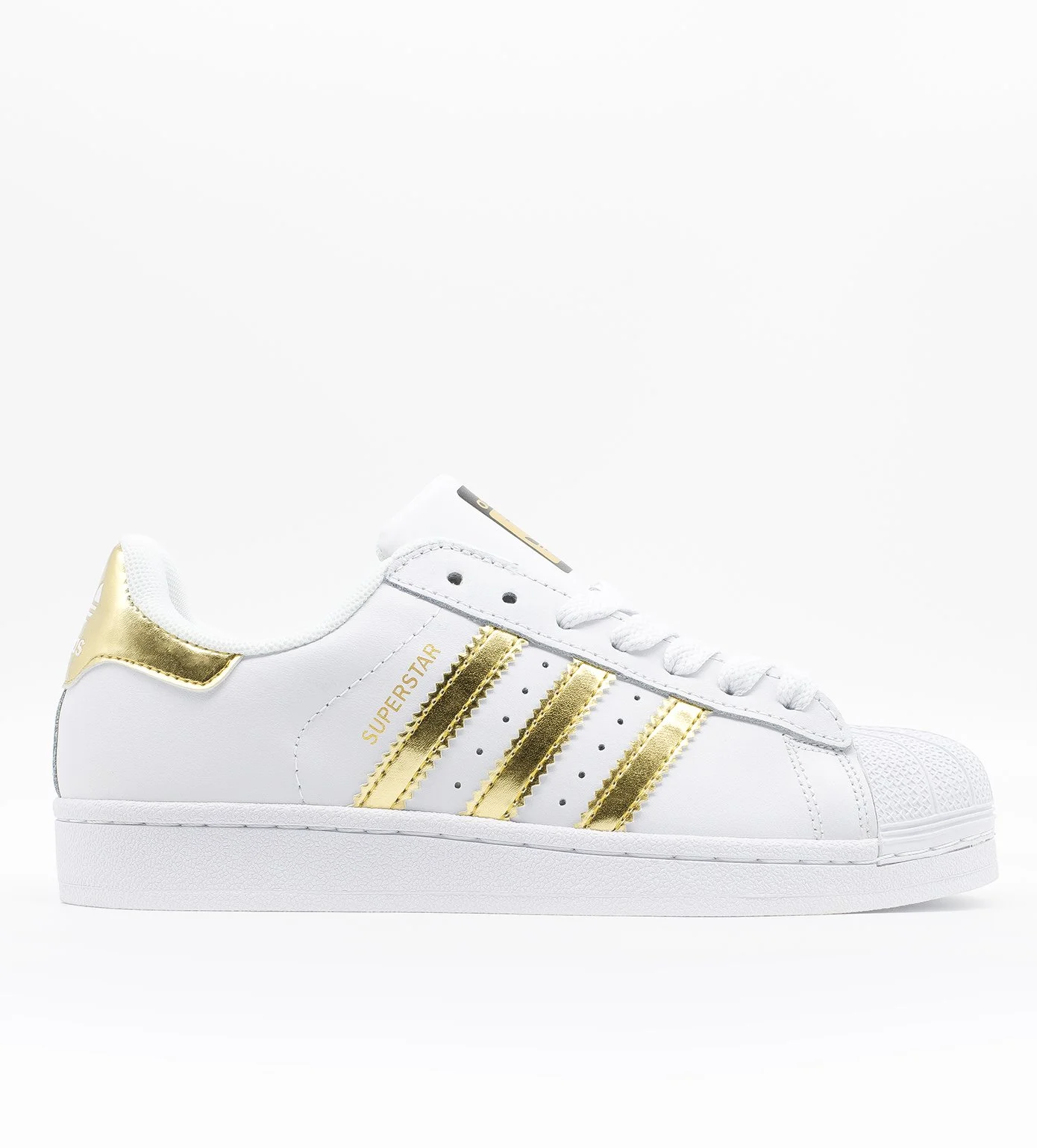 Adidas Superstar gold white