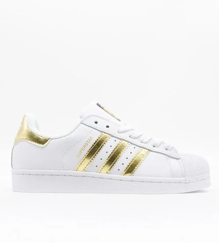 White and gold sale superstar adidas