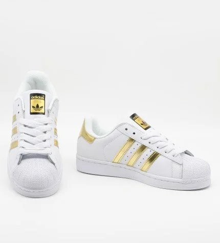 Super star adidas gold clearance