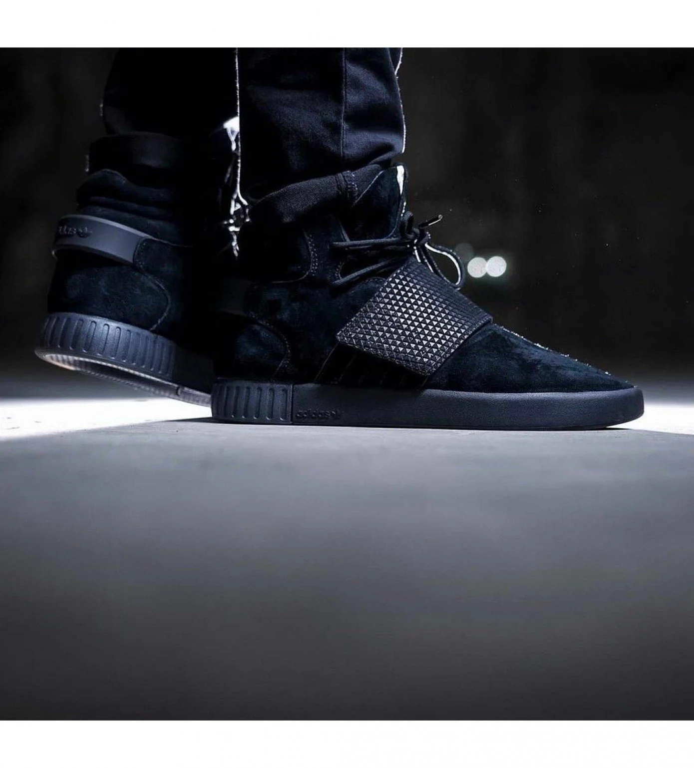 Adidas tubular invader strap black new arrivals