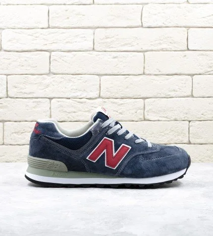 New balance 2025 ml574 blue red