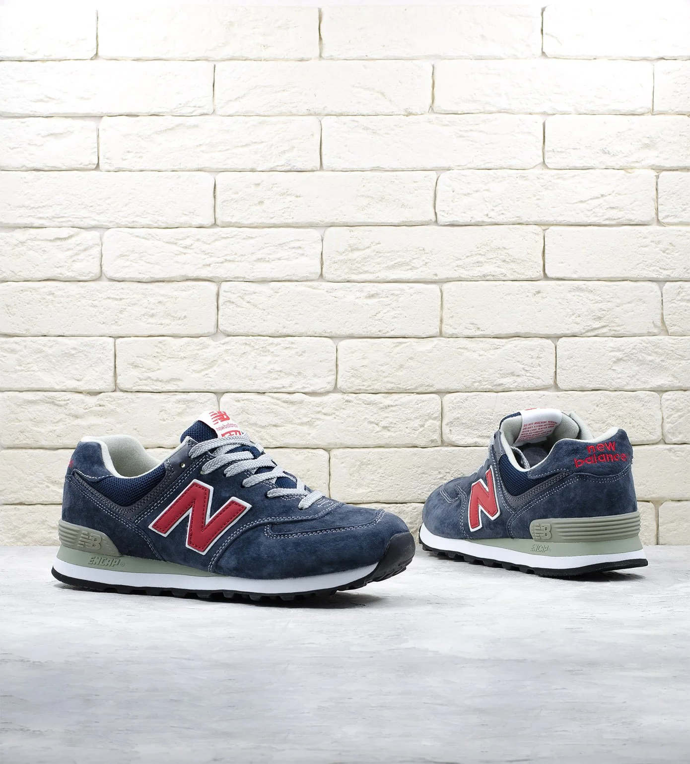 New balance 574 bleu marine et rouge online