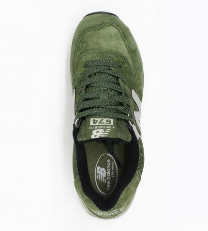 New balance 574 dark green sales