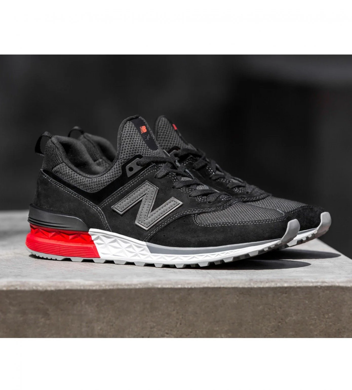 New Balance 574S Red Black
