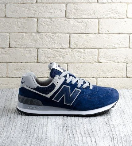 New balance 574 navy white cheap