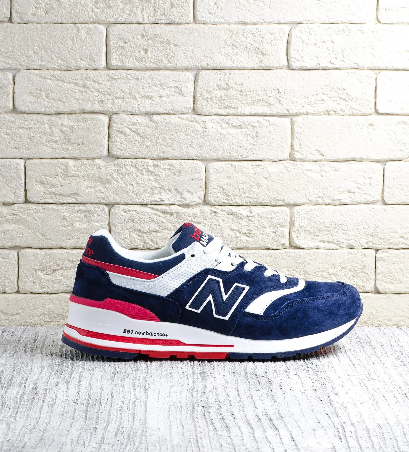 New balance 997 navy red deals