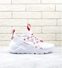 Nike Air Huarache Ultra x Supreme x LV White