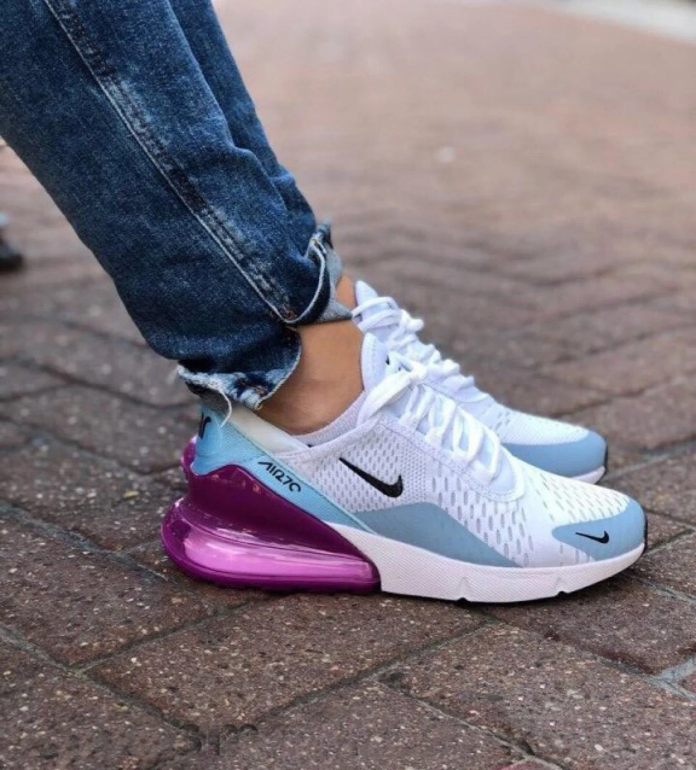 Nike air max 270 purple white 2025