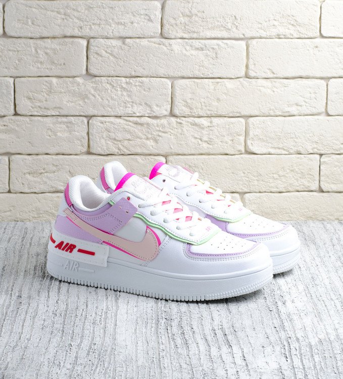 Nike Air Force 1 Double Violet Pink