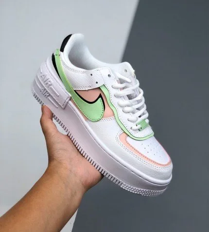 Nike Air Force 1 Shadow White Green