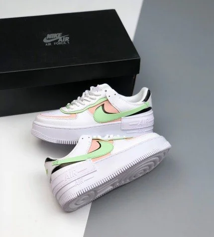 Nike Air Force 1 Shadow White Green