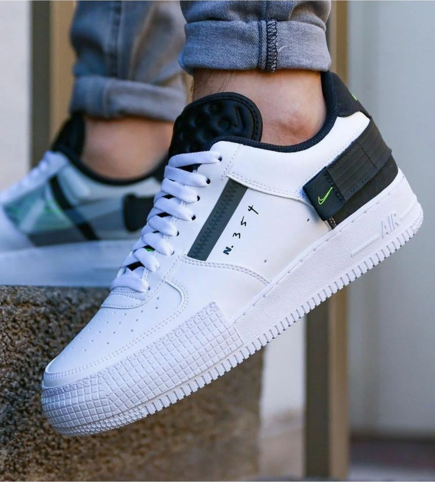 Nike Air Force 1-Type N354 White-Black 