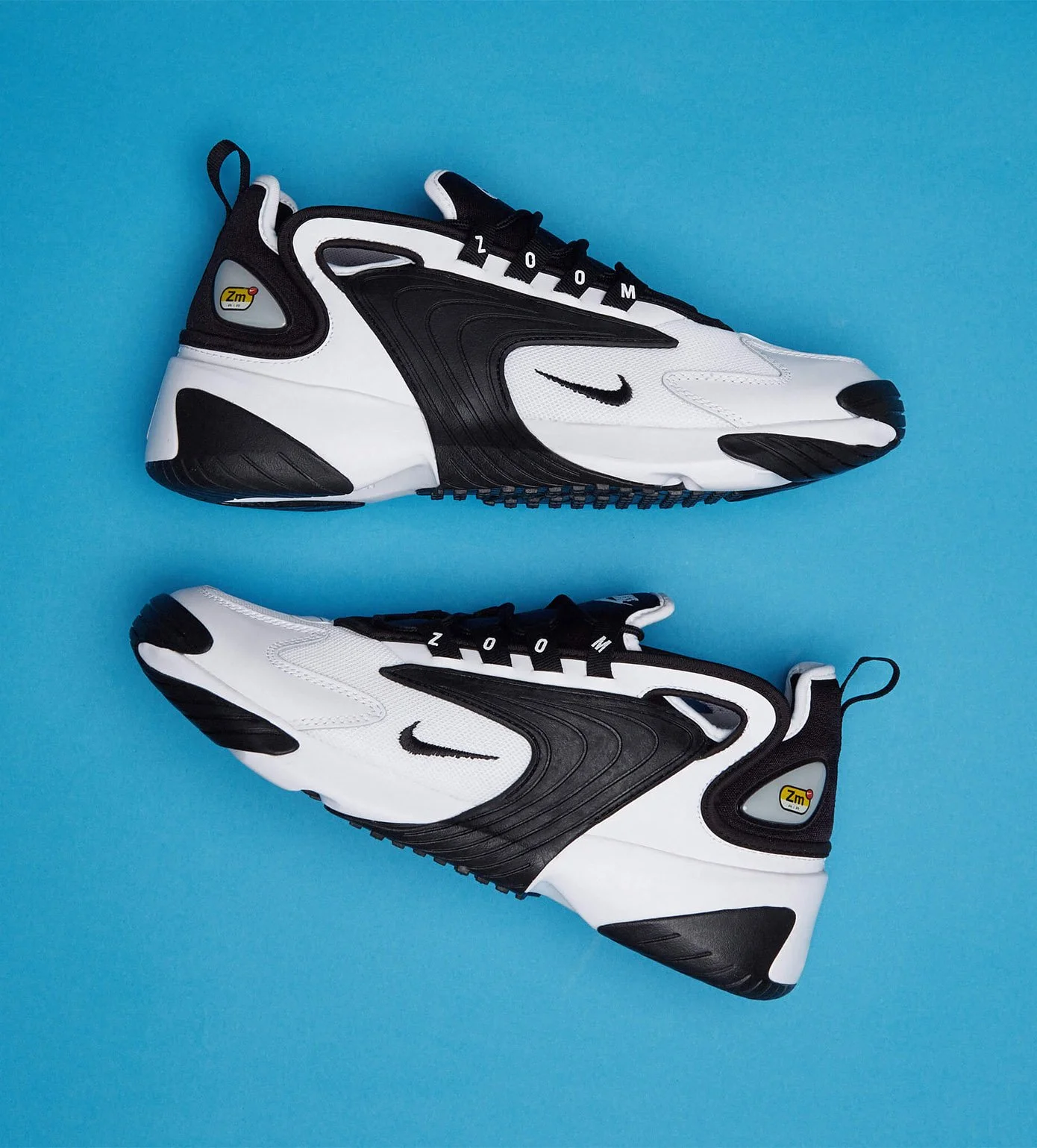 Nike zoom 2k junior black and white sales