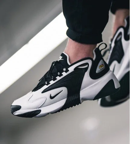 Nike zoom 2k junior black and white sales