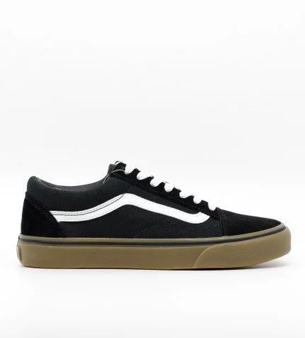 Vans Old School Brown Black Suede