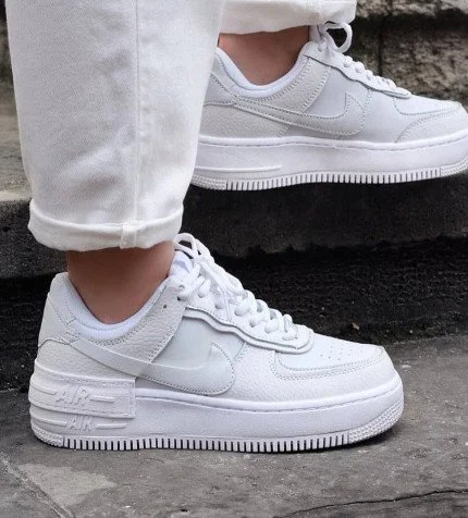 Nike air force 1 shop womens white high top