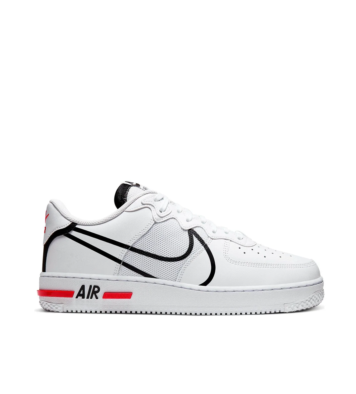 Nike air force 1 shop react d/ms/x white/pure platinum