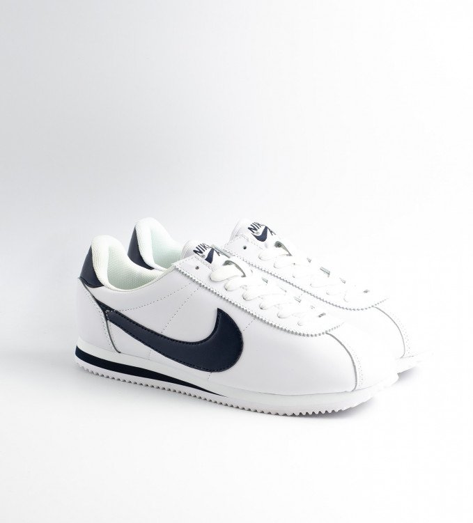 Nike Cortez White-Navy