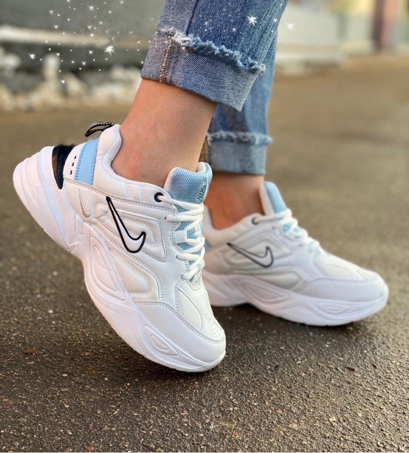 Nike Air M2K White-Cyan Nike Air M2K White-Cyan