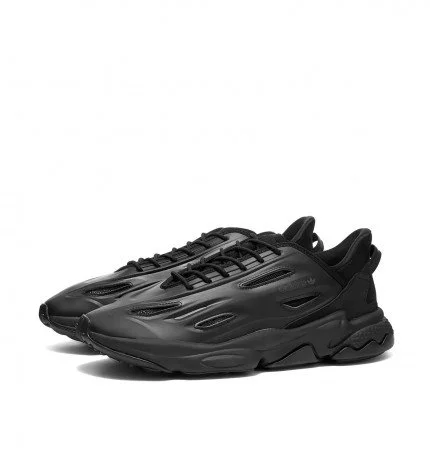 All black cheap adidas ozweego