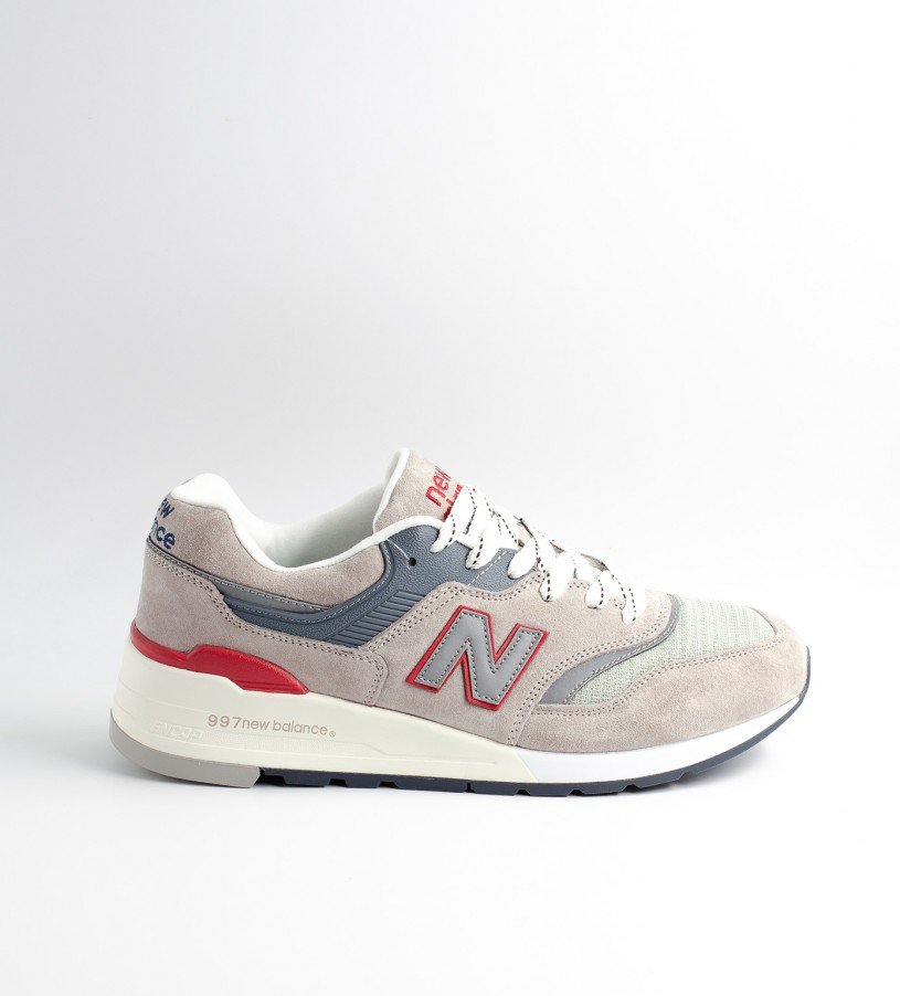 New Balance 997 Tan-Red