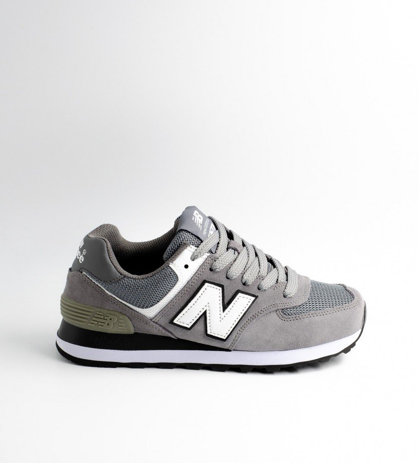 New Balance 574 Gray-White New Balance 574 Gray-White