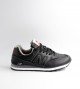 New Balance 574 Leather Black Red