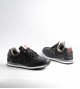 New Balance 574 Leather Black Red