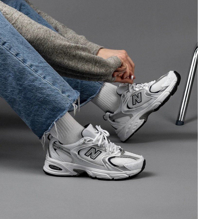 New Balance 530 White-Silver New Balance 530 White-Silver