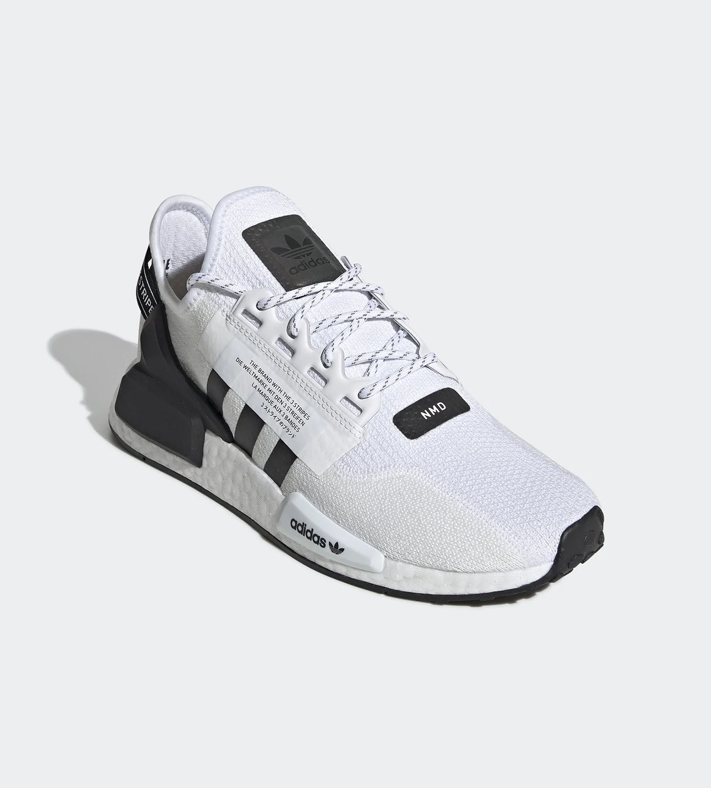 Adidas black shop white nmd r1