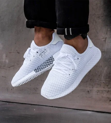 Adidas deerupt runner on sale blanc