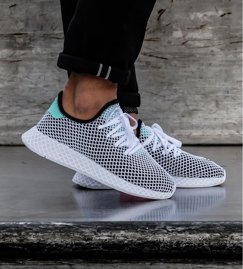 Adidas Deerupt White Easy Green Adidas Deerupt White Easy Green