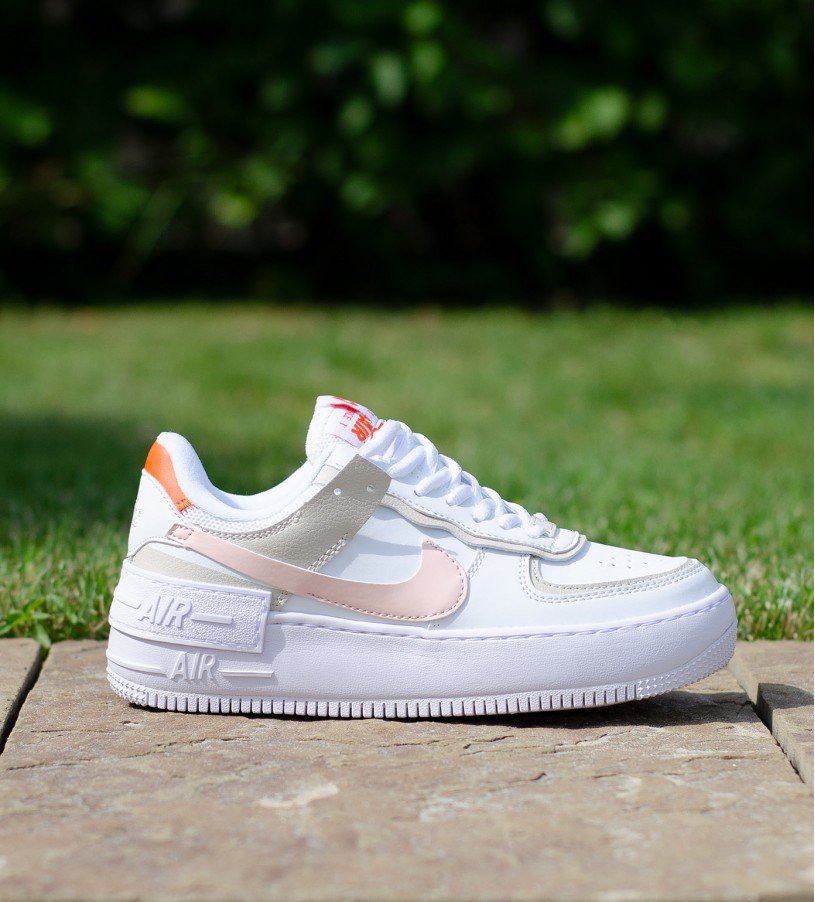 Nike Air Force 1 White-Nude-Beige Nike Air Force 1 White-Nude-Beige