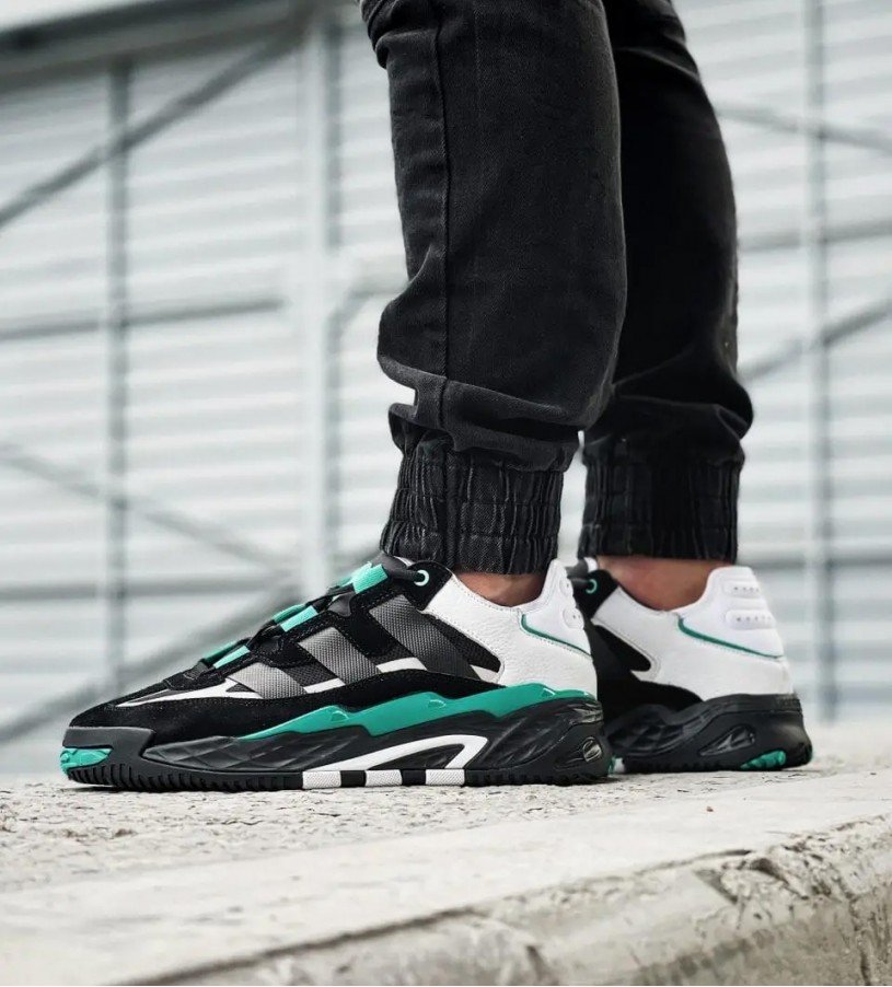 Adidas NiteBall Core Black-Green Adidas NiteBall Core Black-Green