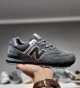 New Balance 574 Dark Grey - Black