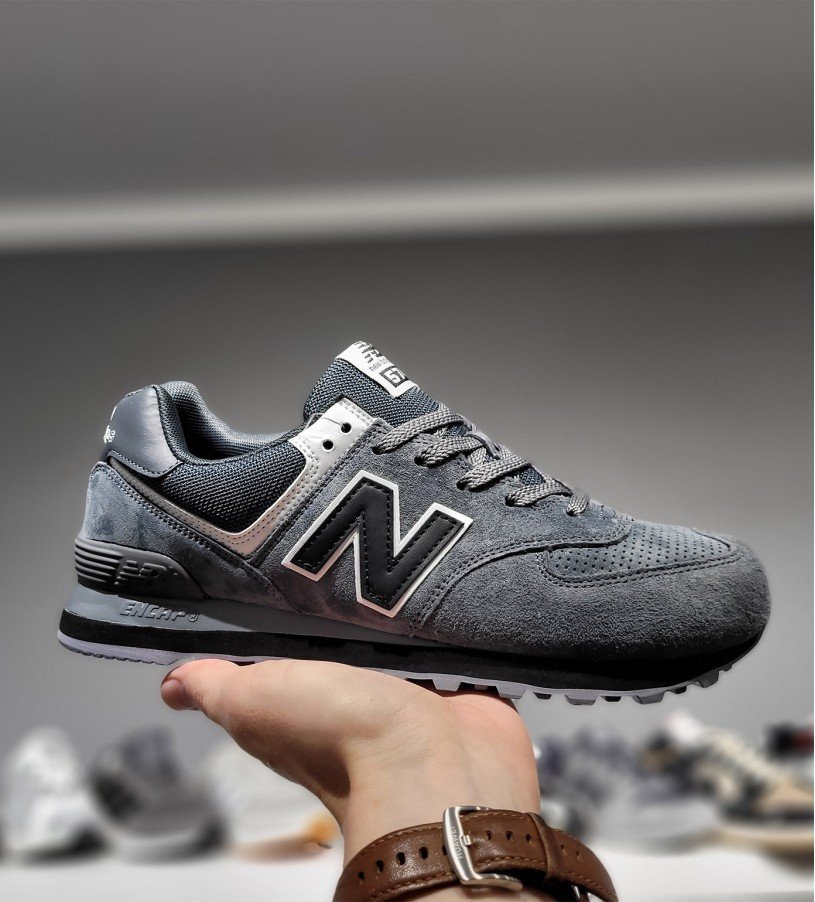 New Balance 574 Dark Grey - Black New Balance 574 Dark Grey - Black