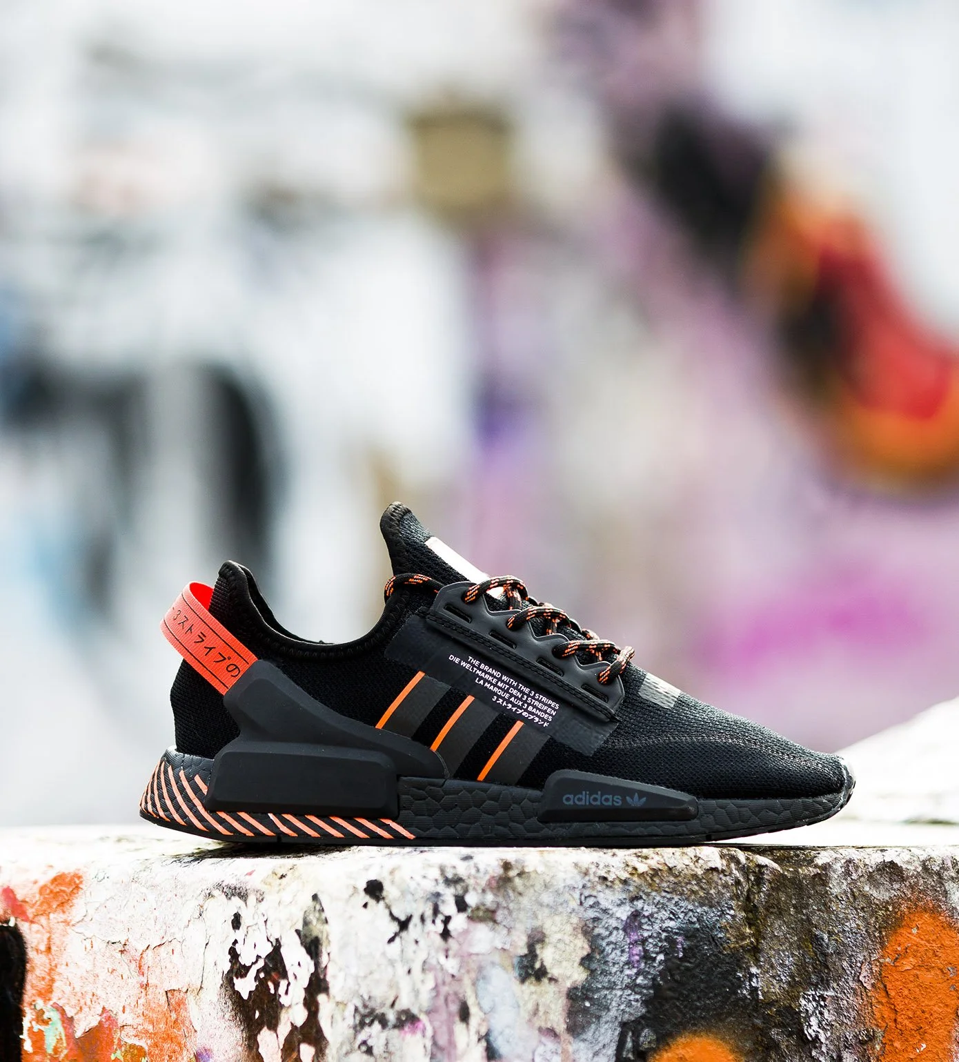 Adidas NMD R1 V2 Black Orange