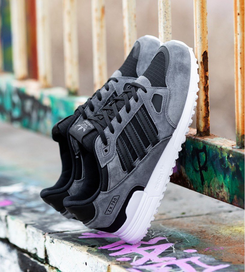 Adidas ZX 750 Grey-Black Adidas ZX 750 Grey-Black