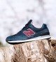 New Balance 574 Steel Blue Red