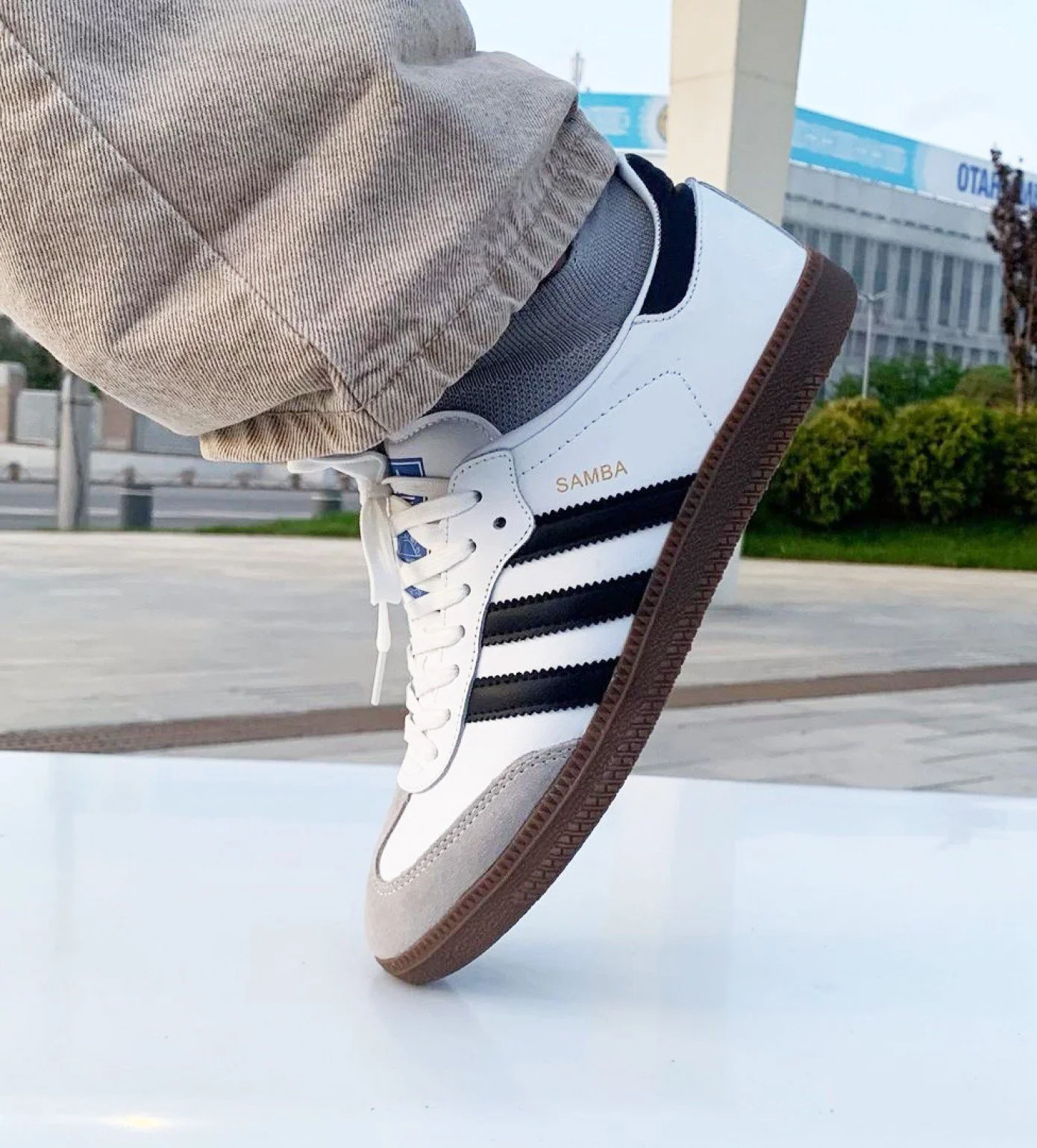 Кроссовки Adidas Samba OG White купить в Краснодаре