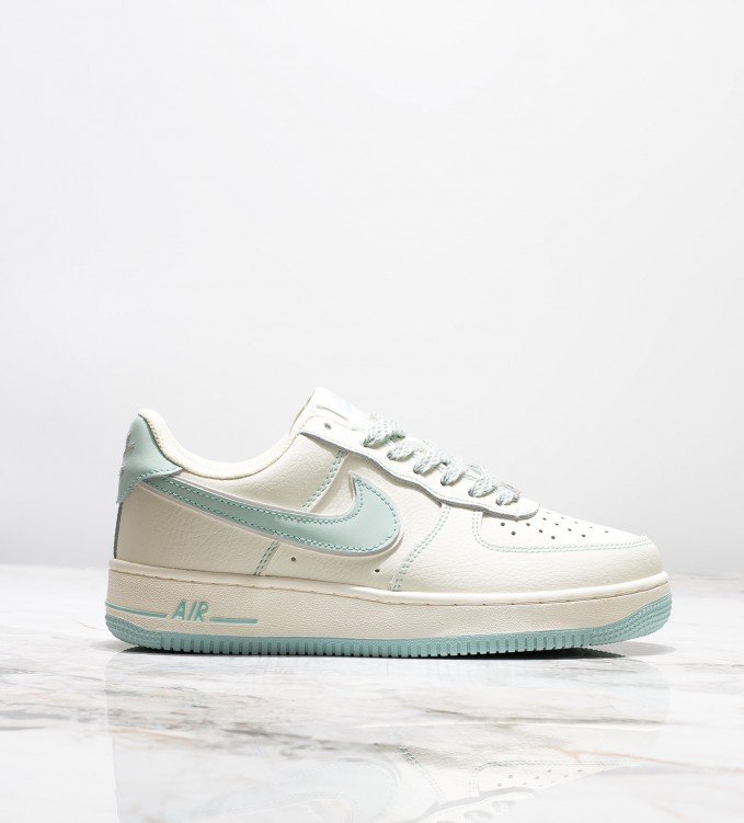 Nike Air Force 1 Cyan-Beige