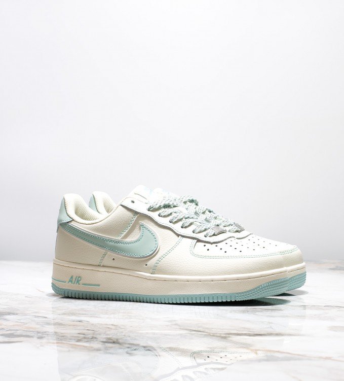 Nike Air Force 1 Cyan-Beige