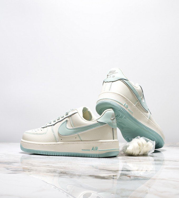 Nike Air Force 1 Cyan-Beige