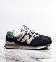 New Balance 574 Black-Energy-Green