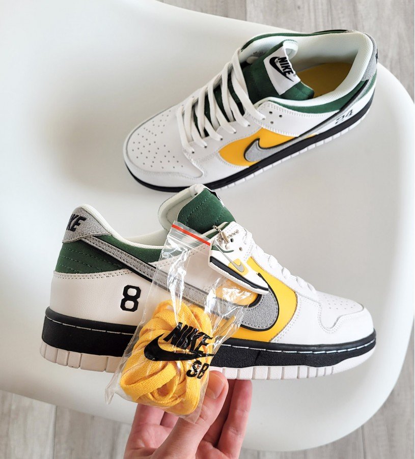 Nike SB Dunk White-Green