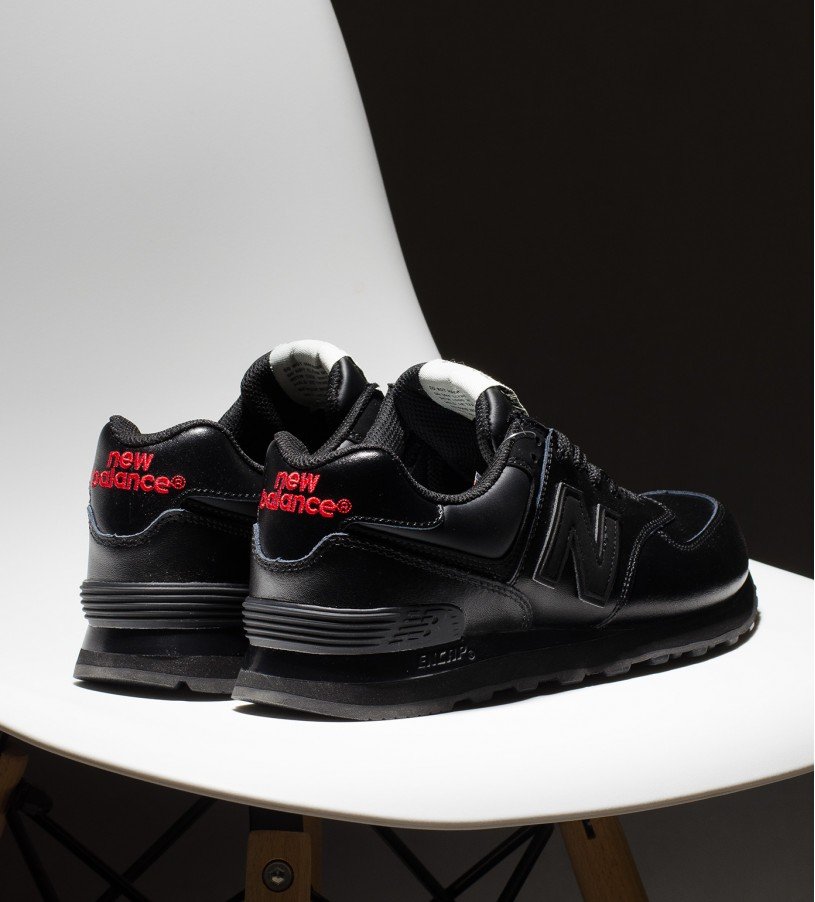 New Balance 574 Leather Red New Balance 574 Leather Red