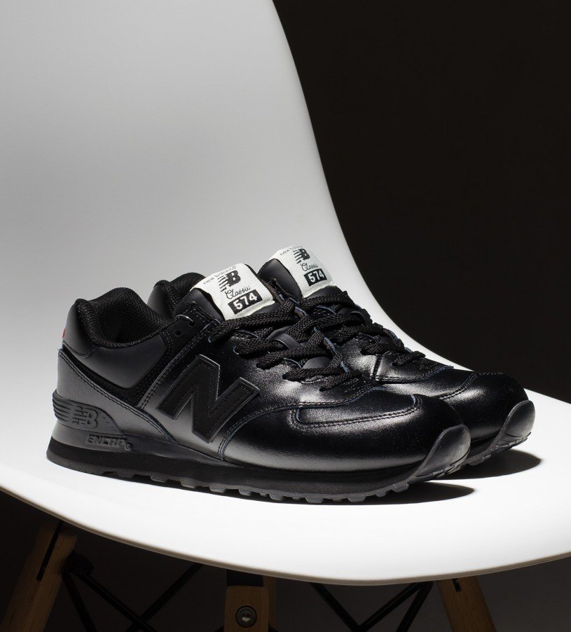 New Balance 574 Leather Red