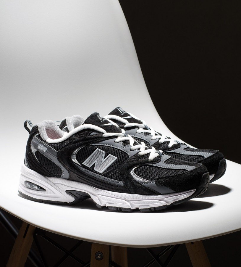 New Balance 530 Silver-Black New Balance 530 Silver-Black