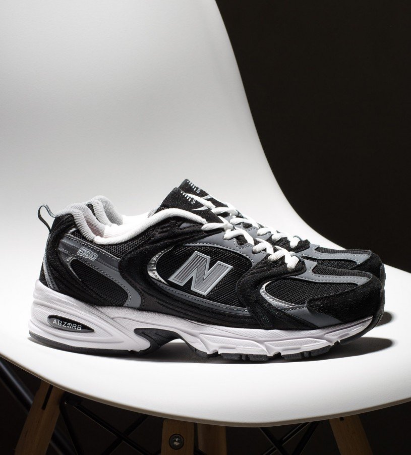 New Balance 530 Silver-Black New Balance 530 Silver-Black